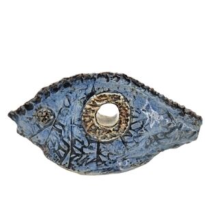 Vintage Ceramic Fish signed Patton